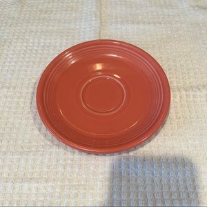 FiestaWare Coffee Teacup 6” Saucer, Rose/Pink
